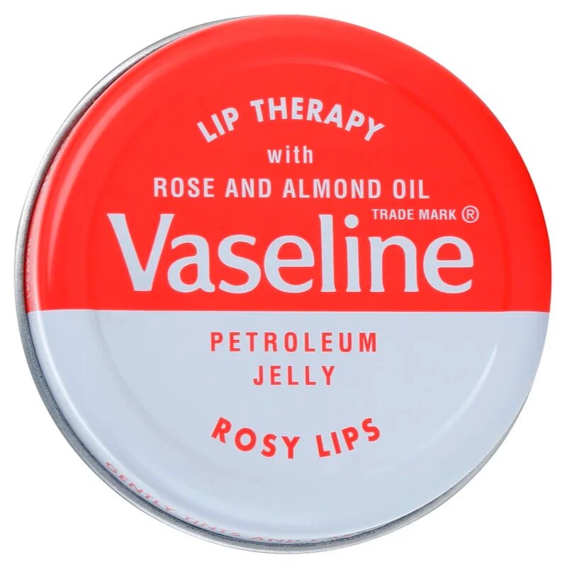Vaseline Lip Therapy balzám na rty Rose and Almond Oil 20 g