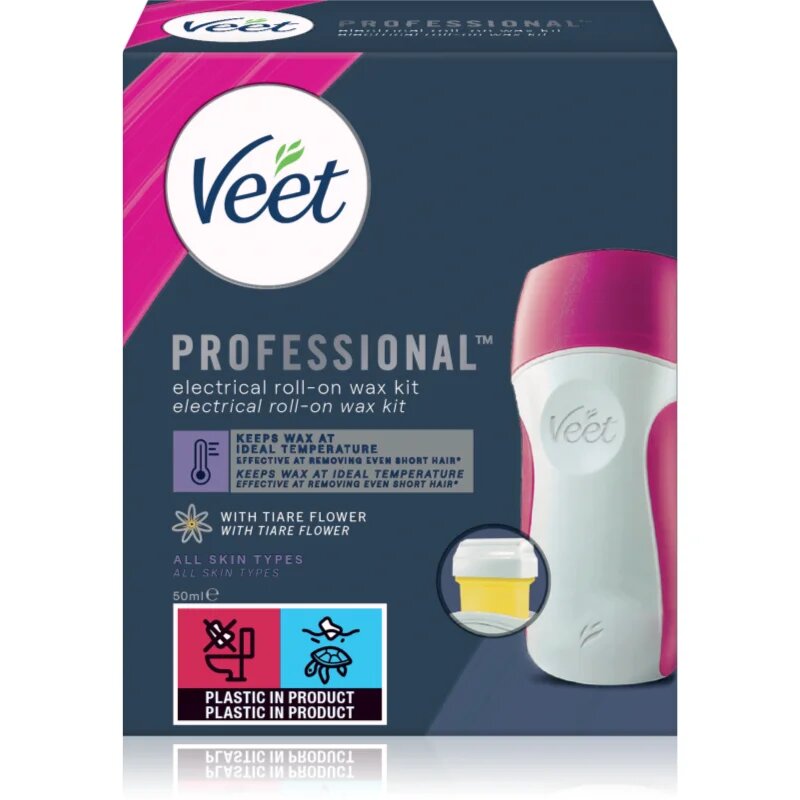 Veet Professional Tiare Flower depilační sada na bázi horkého vosku