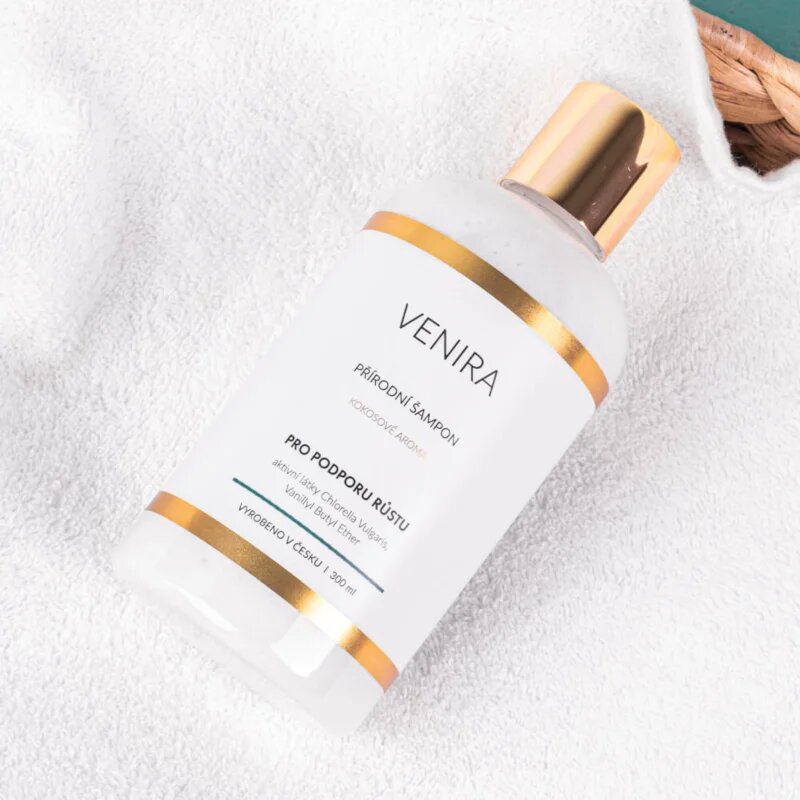 Venira Šampon pro podporu růstu přírodní šampon s vůní Coconut 300 ml
