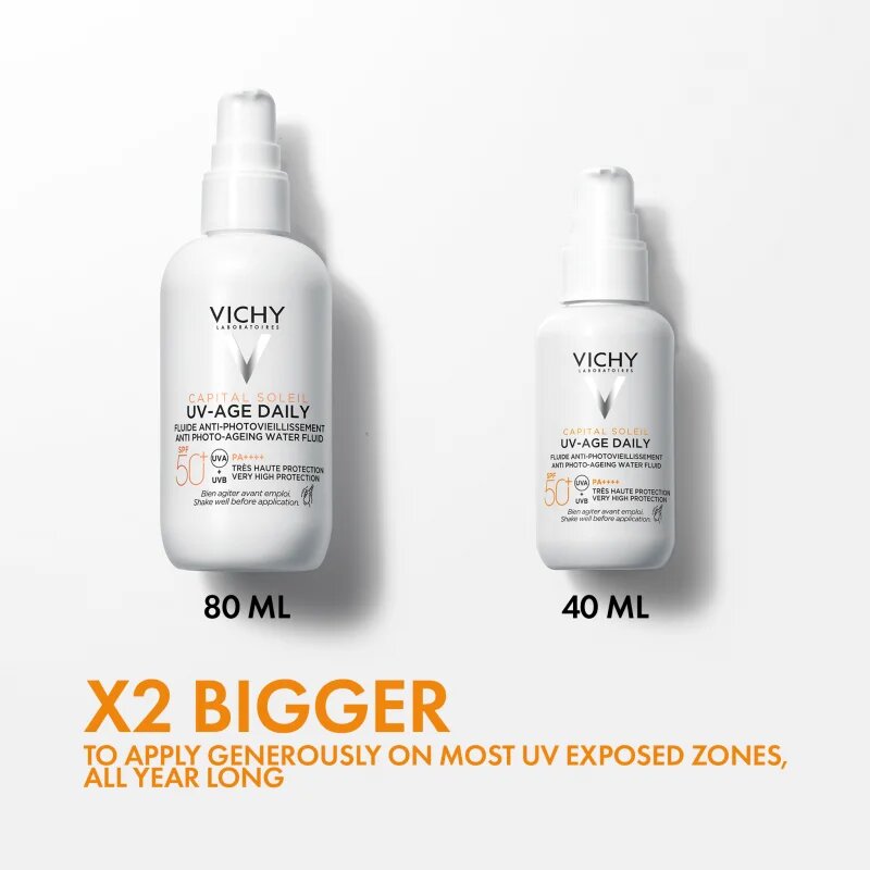 Vichy Capital Soleil UV-Age Daily fluid proti stárnutí pleti SPF 50+ 80 ml