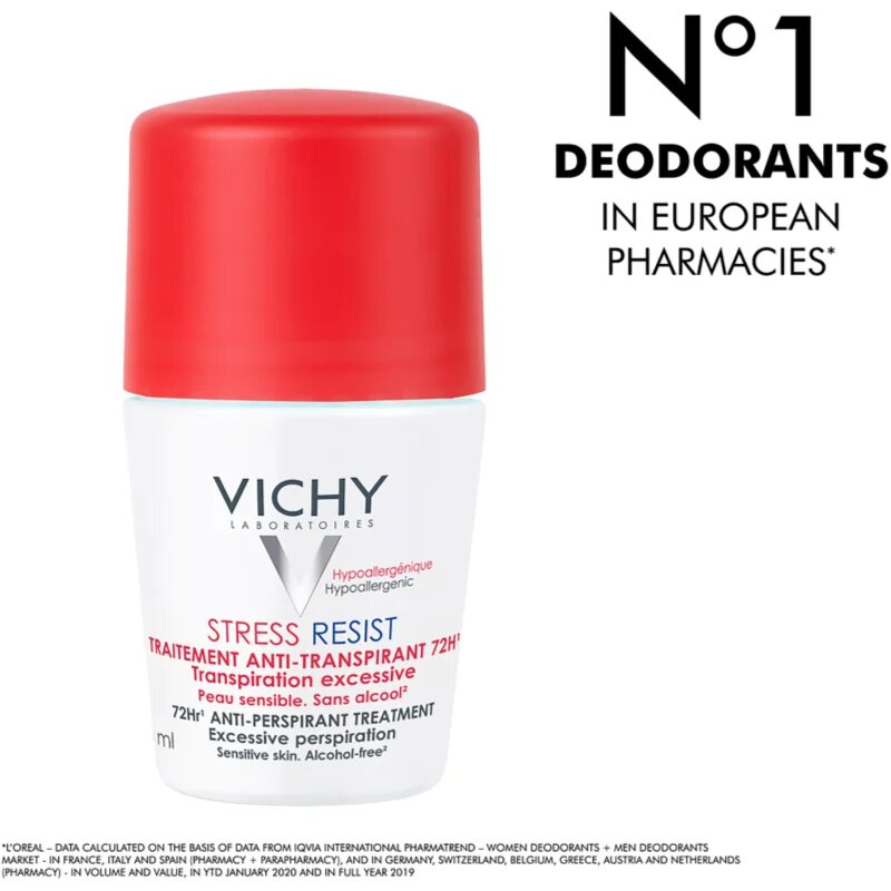 Vichy Deodorant 72h roll-on proti nadměrnému pocení 50 ml