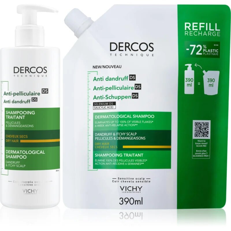 Vichy Dercos Anti-Dandruff sada proti lupům pro suché vlasy