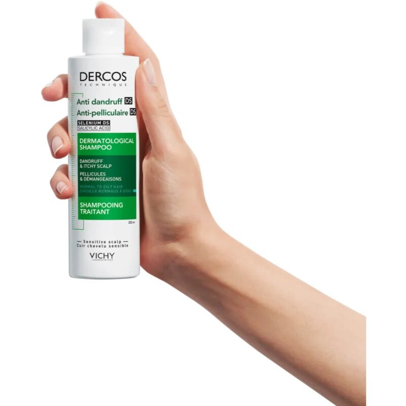 Vichy Dercos Anti-Dandruff šampon proti lupům pro normální až mastné vlasy 200 ml