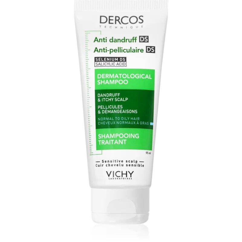 Vichy Dercos Anti-Dandruff šampon proti lupům pro normální až mastné vlasy 95 ml