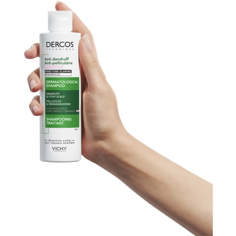 Vichy Dercos Anti-Dandruff Sensitive šampon zklidňující citlivou pokožku hlavy proti lupům 200 ml