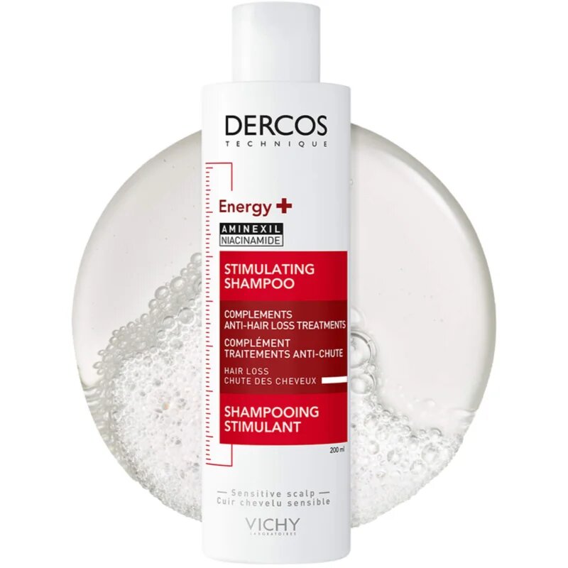 Vichy Dercos Energy + posilující šampon proti padání vlasů 200 ml