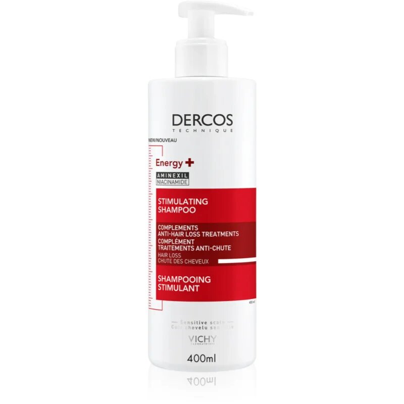 Vichy Dercos Energy + posilující šampon proti padání vlasů 400 ml