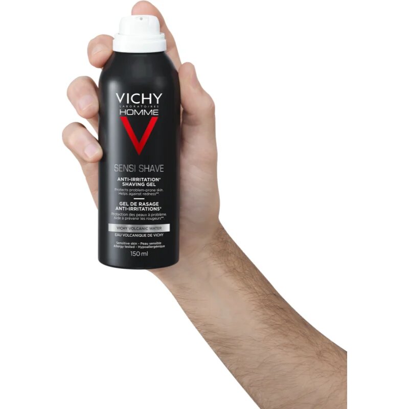 Vichy Homme Anti-Irritation gel na holení pro citlivou a podrážděnou pleť 150 ml