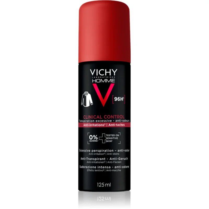 Vichy Homme Clinical Control antiperspirant proti nadměrnému pocení 125 ml