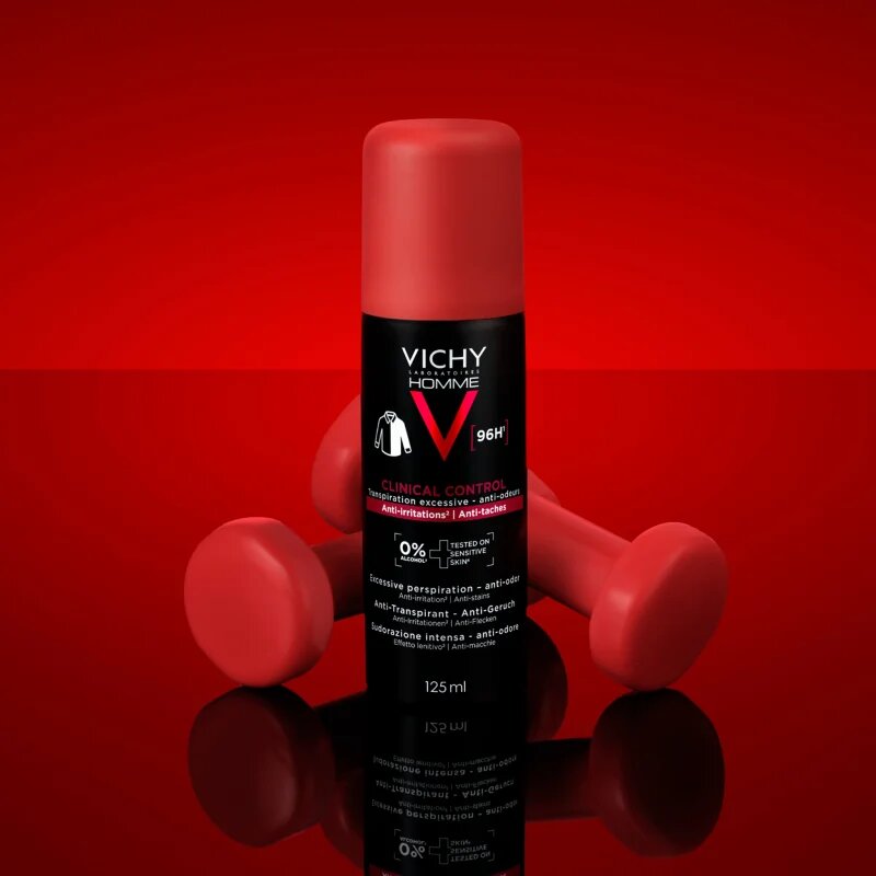Vichy Homme Clinical Control antiperspirant proti nadměrnému pocení 125 ml