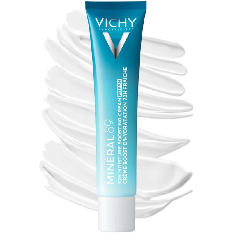 Vichy Minéral 89 72H Moisture Boosting Cream Fresh hydratační krém na obličej s kyselinou hyaluronovou 40 ml