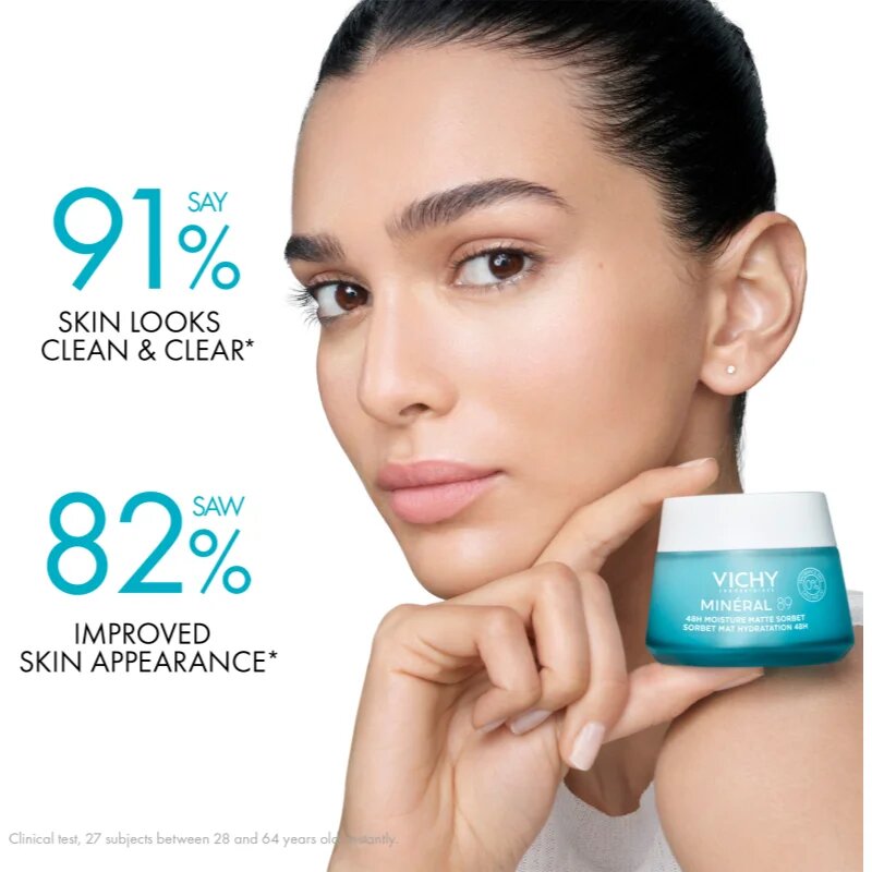 Vichy Minéral 89 Moisture Matte Sorbet hydratační matující sorbet bez parfemace 50 ml