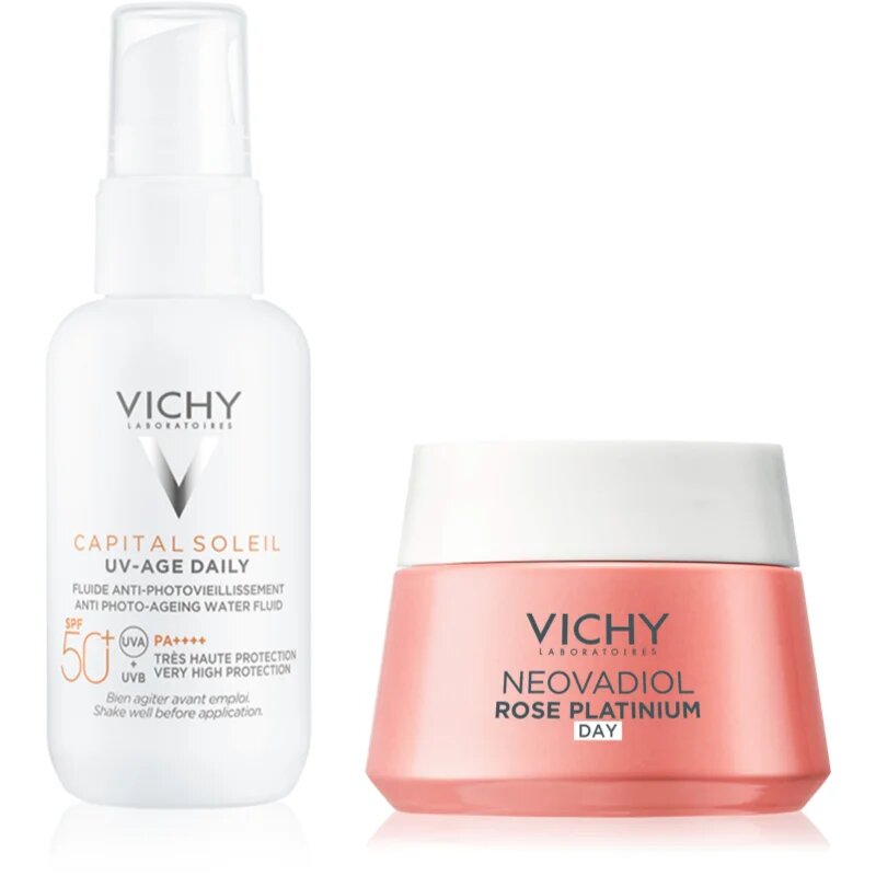Vichy Neovadiol Rose Platinium Morning Routine dárková sada pro posílení kožní bariéry