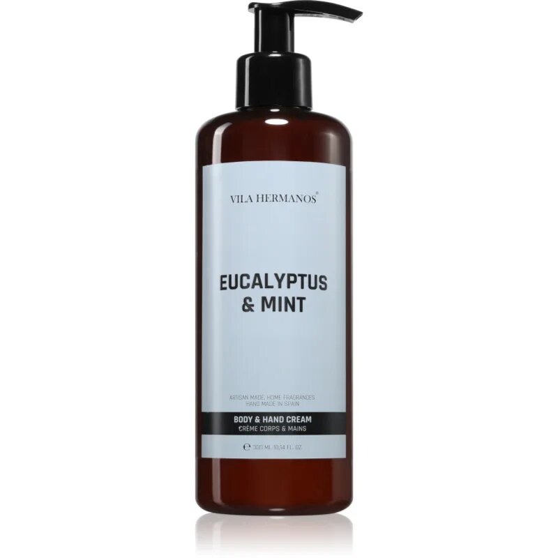 Vila Hermanos Apothecary Eucalyptus & Mint tělový krém 300 ml