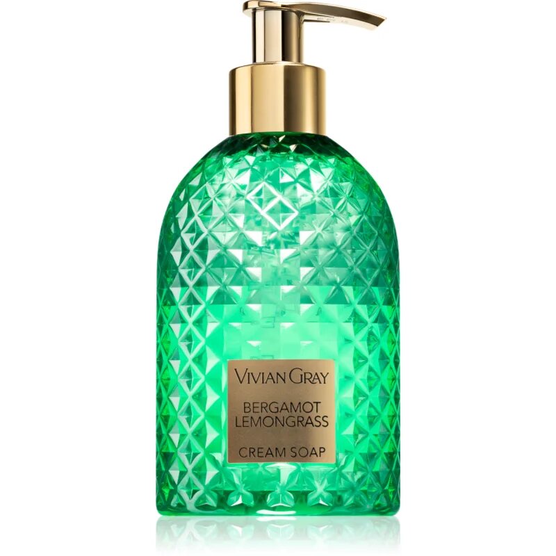 Vivian Gray Gemstone Bergamot & Lemongrass krémové mýdlo 300 ml