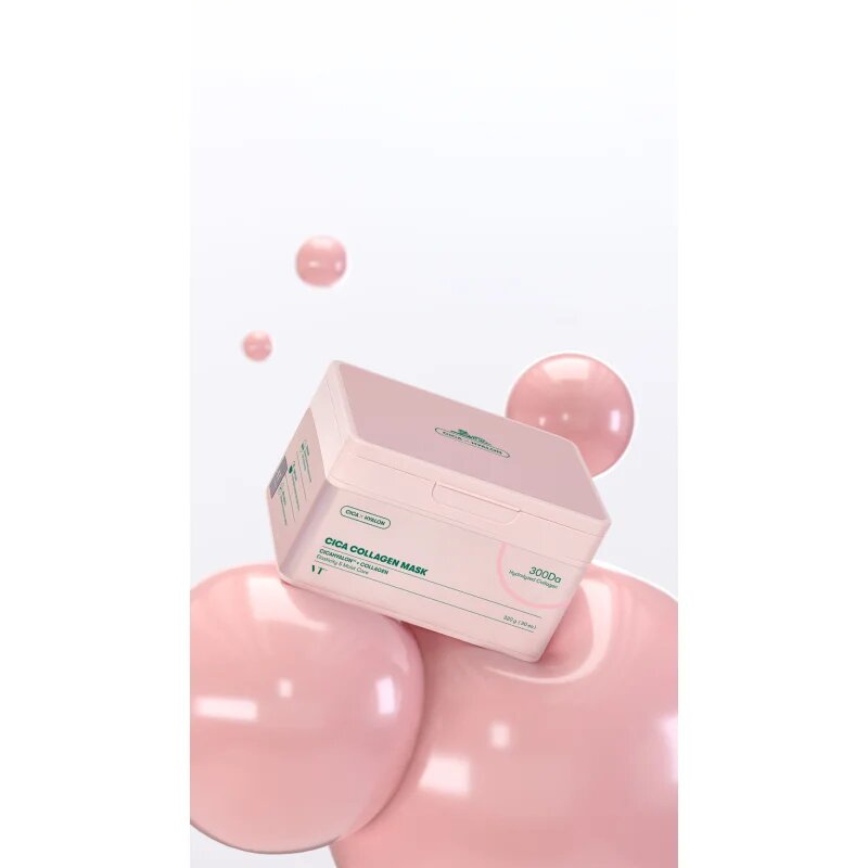 VT Cosmetics Cica Collagen Mask vyživující plátýnková maska se zpevňujícím účinkem 30 ks