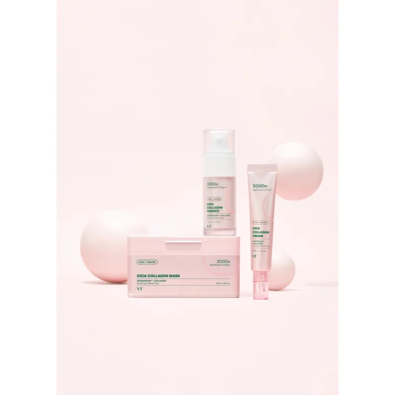 VT Cosmetics Cica Collagen Mask vyživující plátýnková maska se zpevňujícím účinkem 30 ks