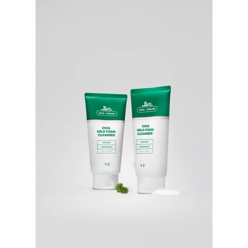 VT Cosmetics Cica Mild Foam Cleanser jemná čisticí pěna se zklidňujícím účinkem 300 ml