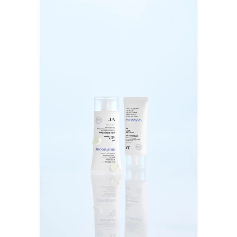 VT Cosmetics Mushroom Airy Sun Cream ochranný krém na obličej s hydratačním účinkem SPF 50+ 50 ml