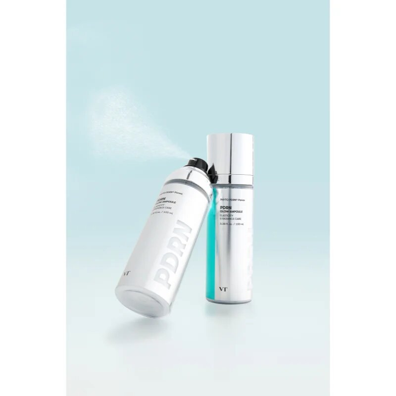 VT Cosmetics PDRN Glow Ampoule ampule pro rozjasnění a hydrataci 100 ml