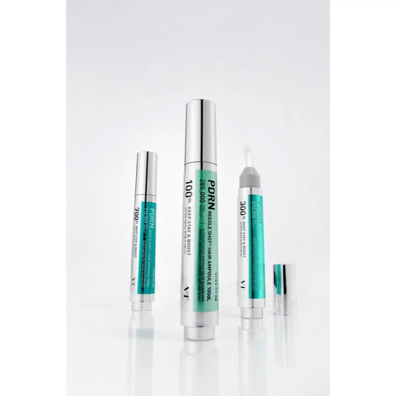 VT Cosmetics PDRN Reedle Shot Hair Ampoule 700 sérum na vlasovou pokožku pro růst vlasů a posílení od kořínků 15 ml