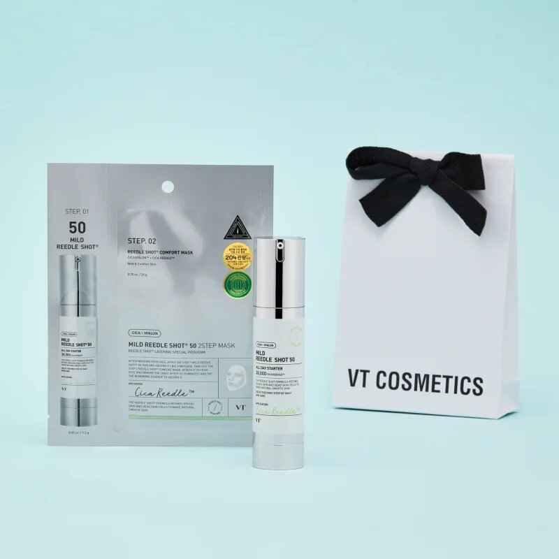 VT Cosmetics Reedle Shot 50 2-Step Mask intenzivní obnovující maska pro dvoufázové ošetření pleti 26.5 g