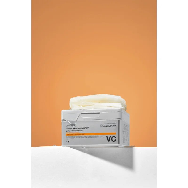 VT Cosmetics Reedle Shot Vita-Light Brightening Mask rozjasňující plátýnková maska s vitaminem C velké balení 30 ks