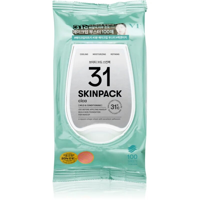 VT Cosmetics Skin Pack Mild exfoliační polštářky se zklidňujícím účinkem 100 ks