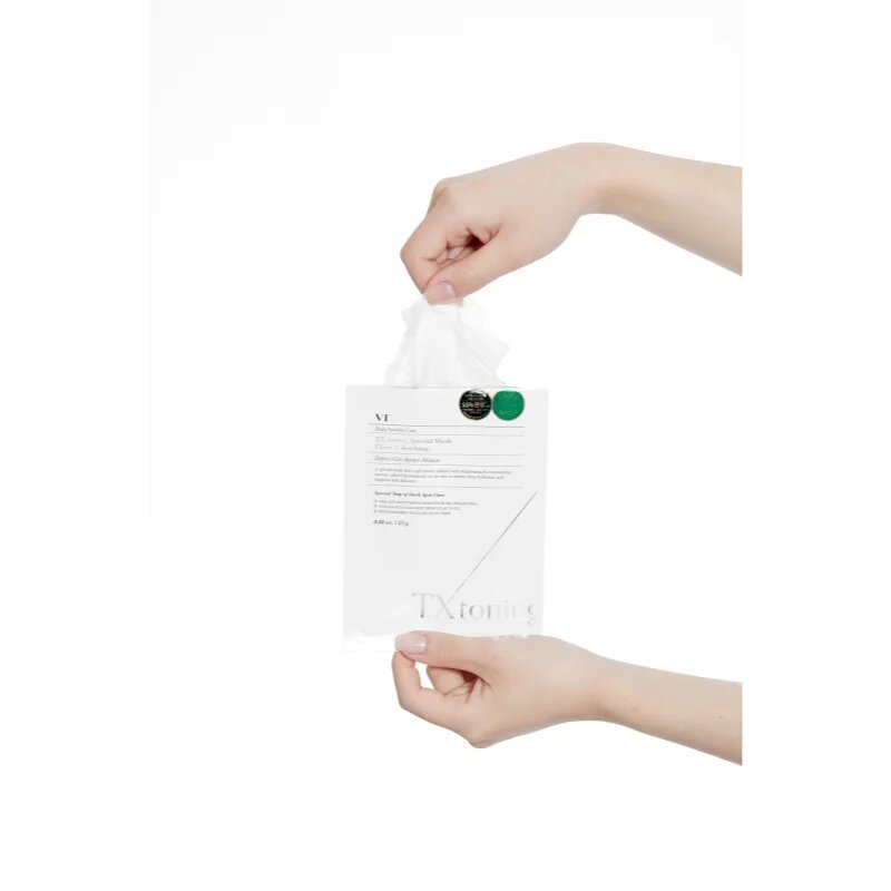 VT Cosmetics TX-Toning Special Mask hydratační plátýnková maska pro pleť s hyperpigmentací 25 g