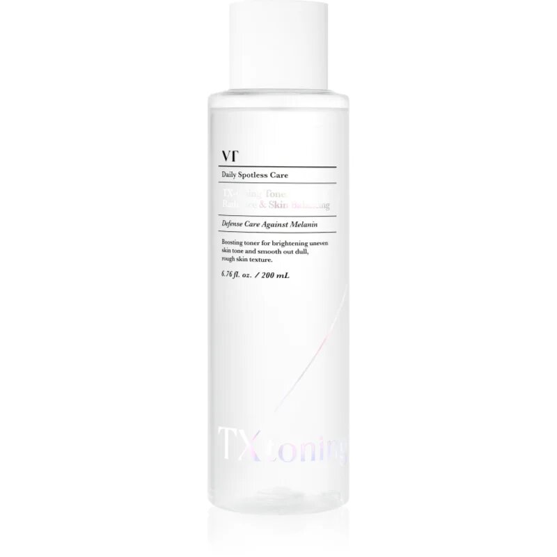 VT Cosmetics TX-Toning Toner rozjasňující pleťové tonikum proti pigmentovým skvrnám 200 ml