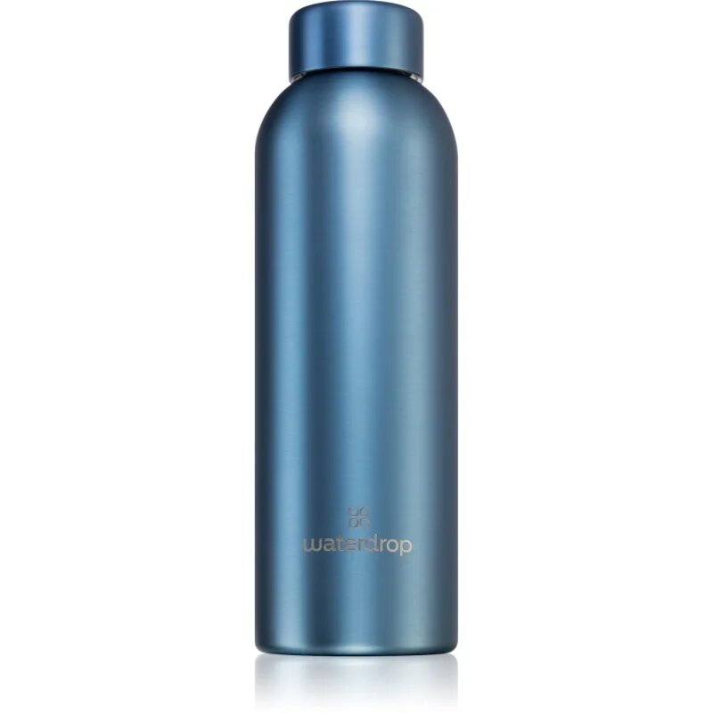 Waterdrop Thermo Steel Metal nerezová láhev na vodu barva Blue Brushed 1 ks