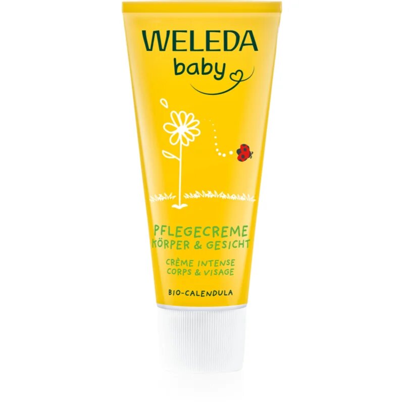 Weleda Baby and Child dětský ochranný krém na tělo a obličej měsíček 75 ml