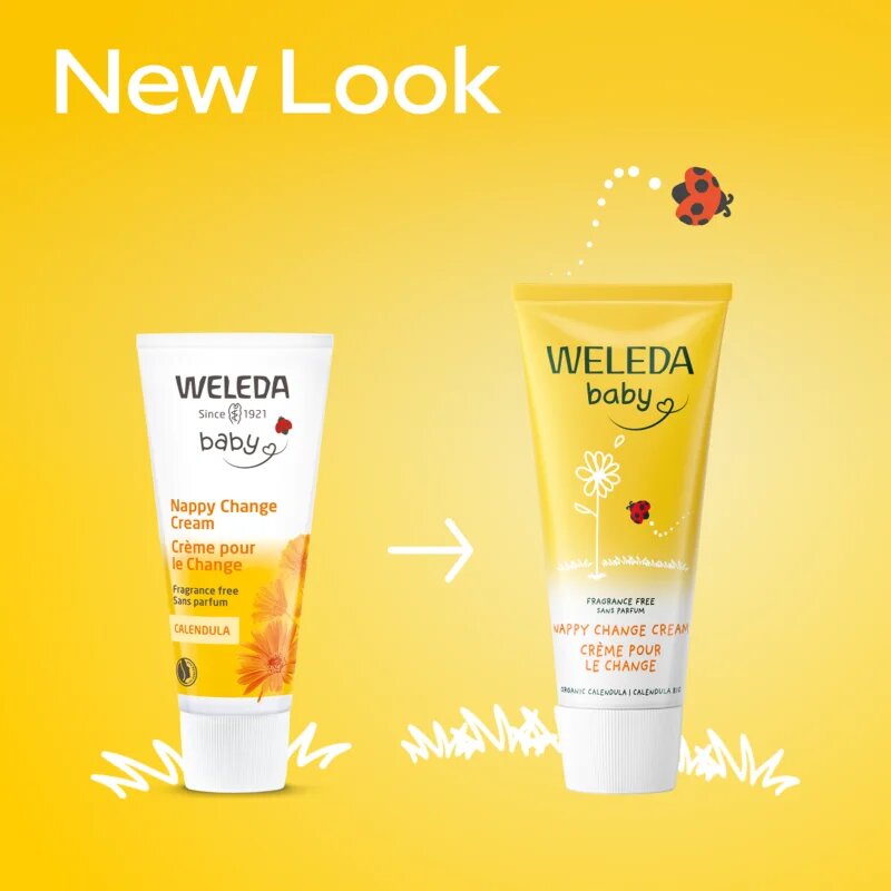 Weleda Baby měsíčkový kojenecký krém na zadeček bez parfemace 75 ml