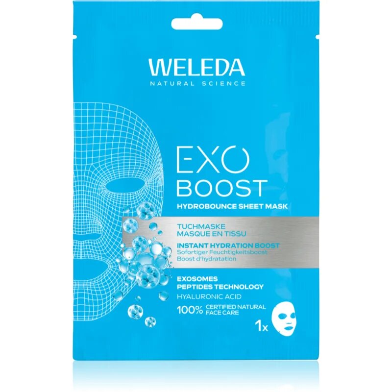 Weleda Exo Boost hydratační plátýnková maska 20 ml