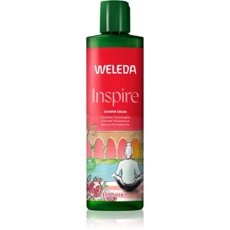 Weleda Inspire regenerační sprchový krém Pomegranate Orange and Vanilla 400 ml