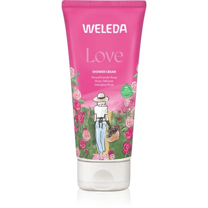 Weleda Love podmanivý sprchový gel Rose Jasmine and Ylang-Ylang 200 ml