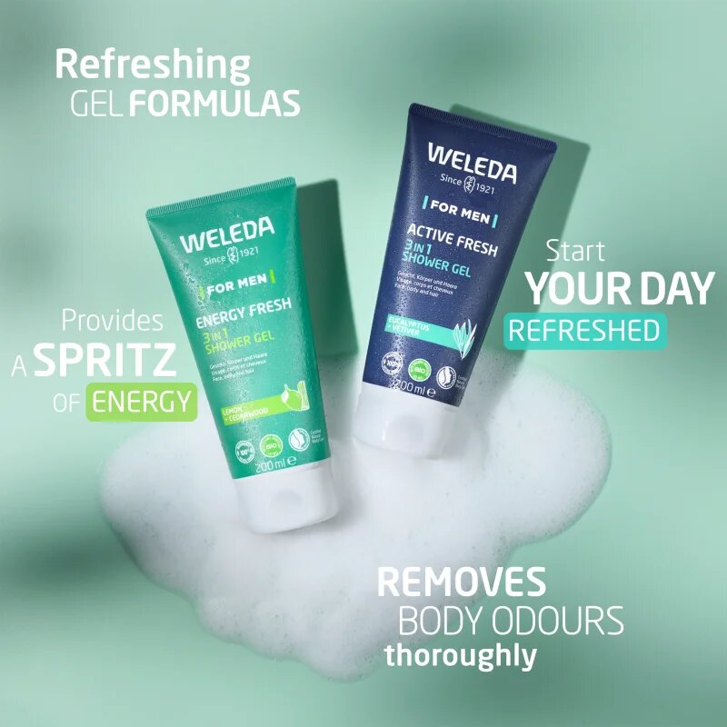 Weleda Men sprchový gel s esenciálními oleji 200 ml