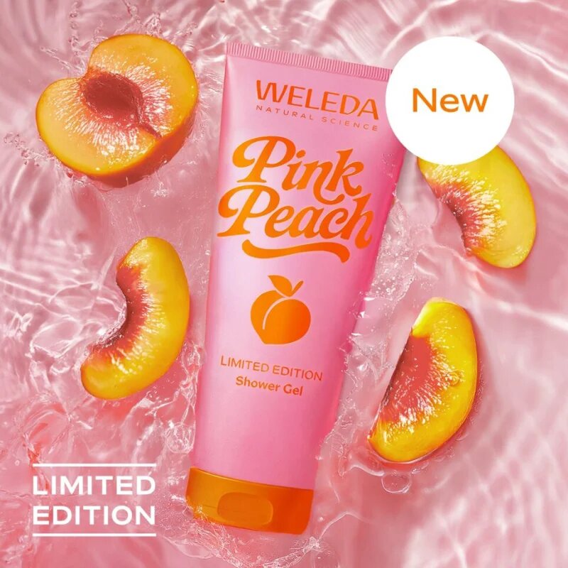 Weleda Pink Peach svěží sprchový gel 200 ml