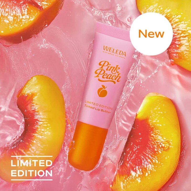 Weleda Pink Peach tónující balzám na rty 7 ml