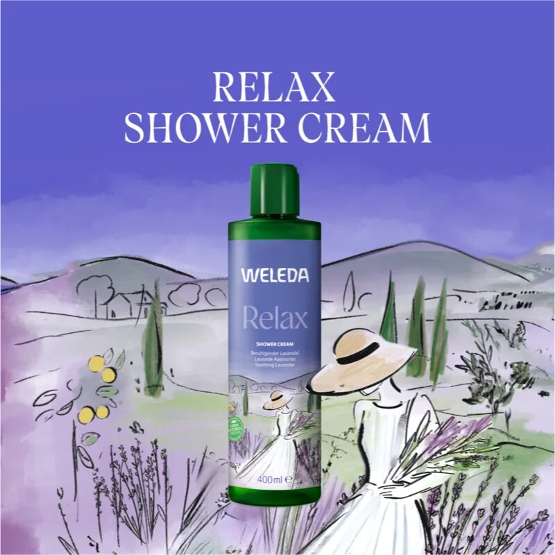 Weleda Relax relaxační sprchový krém Levander 400 ml