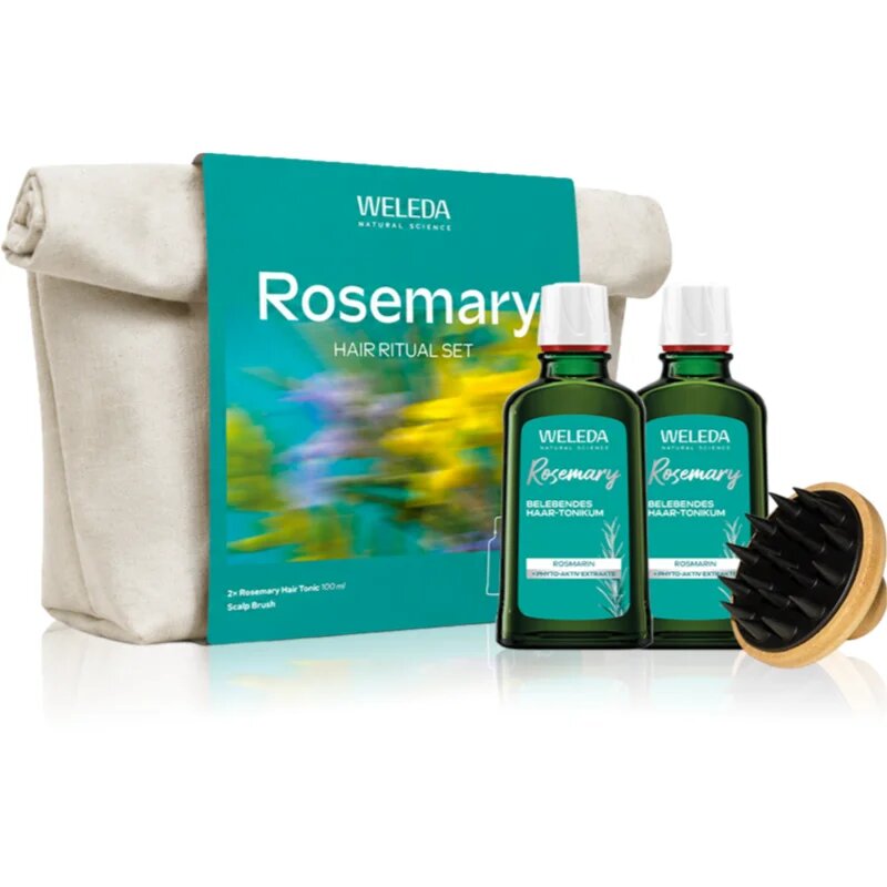 Weleda Rosemary Hair Ritual dárková sada pro zdravou pokožku hlavy