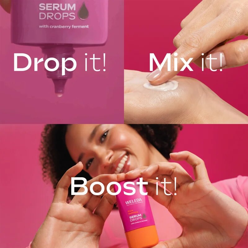 Weleda Serum Drops Pore Refining rozjasňující sérum pro minimalizaci pórů 30 ml