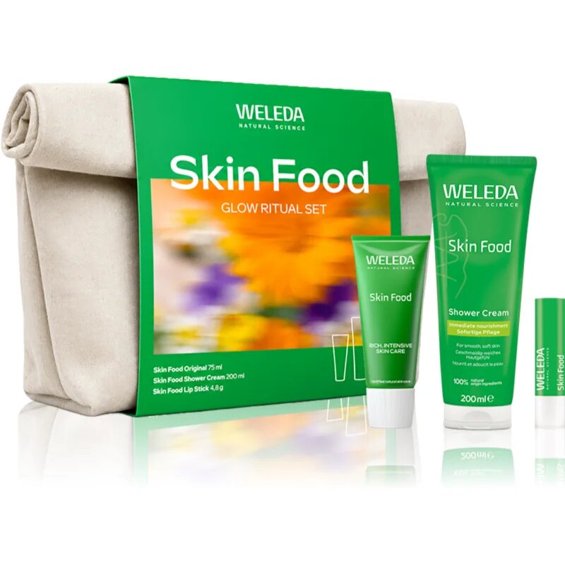Weleda Skin Food Glow Ritual dárková sada pro rozjasnění a hydrataci