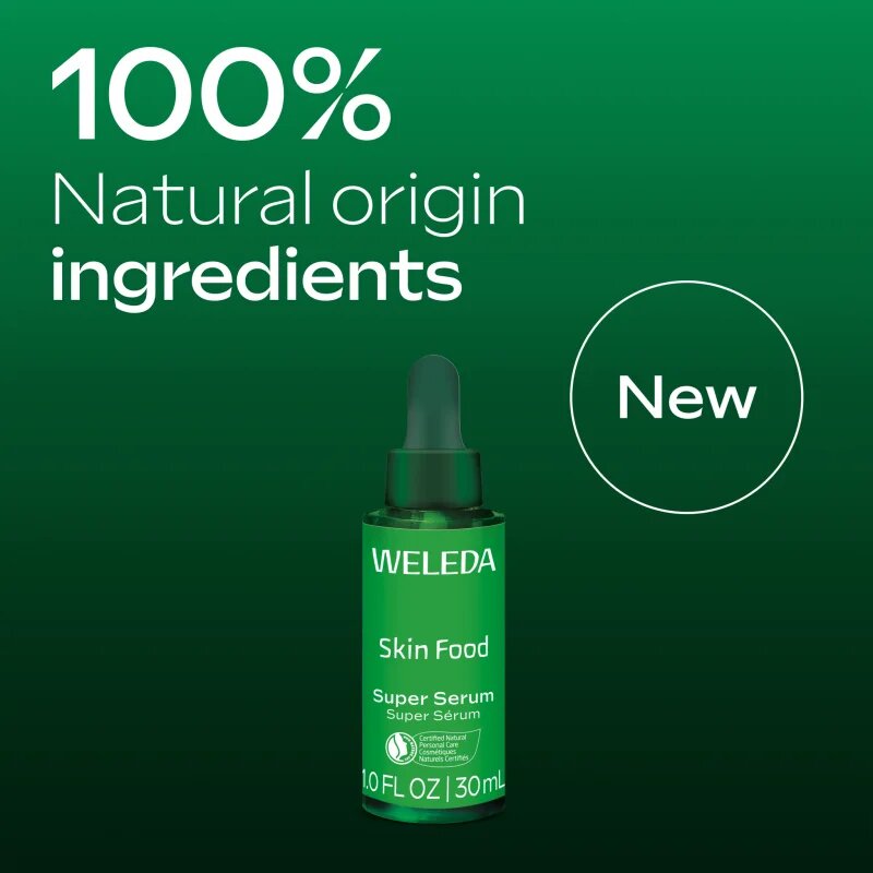 Weleda Skin Food Super Serum hydratační pleťové sérum s kyselinou hyaluronovou 30 ml