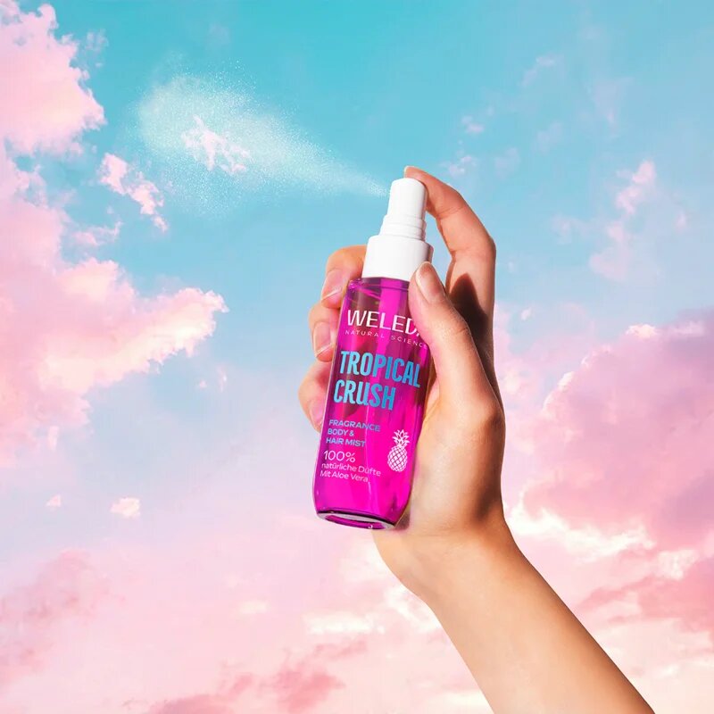 Weleda Tropical Crush parfémovaný sprej na tělo a vlasy pro ženy 95 ml