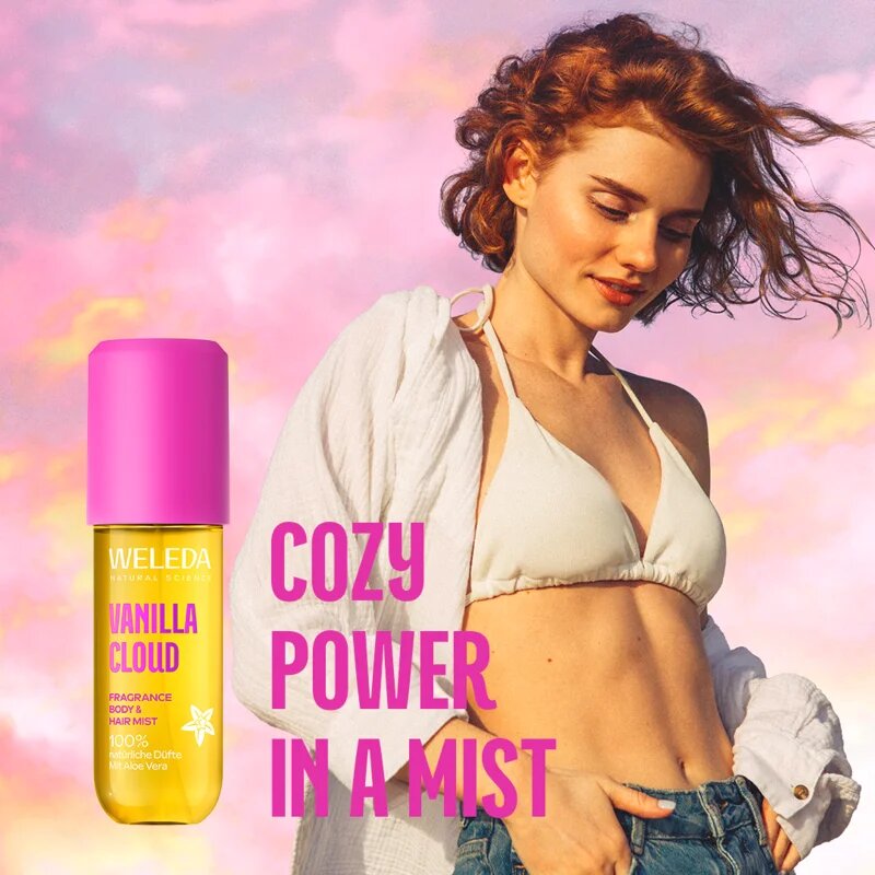 Weleda Vanilla Cloud parfémovaný sprej na tělo a vlasy pro ženy 95 ml