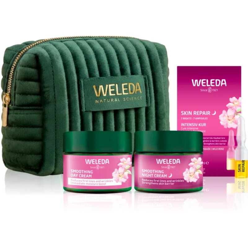 Weleda Wild Rose Renewal Ritual dárková sada pro první vrásky