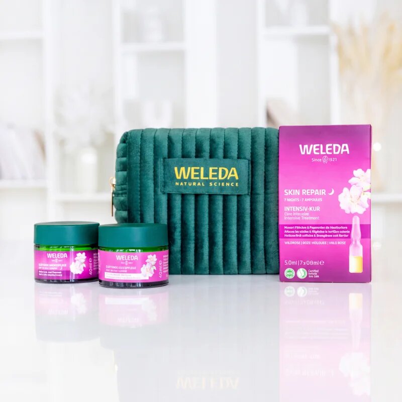 Weleda Wild Rose Renewal Ritual dárková sada pro první vrásky