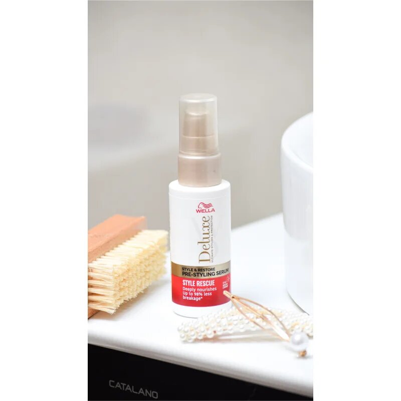 Wella Deluxe Style & Restore obnovující sérum pro posílení vlasů 50 ml