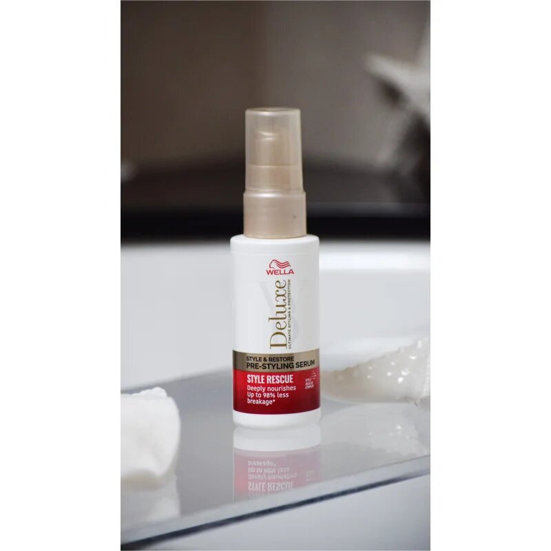 Wella Deluxe Style & Restore obnovující sérum pro posílení vlasů 50 ml